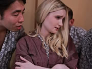 JUL-535 Secret Hot Spring Beautiful Blonde Wife Lily Hart 2